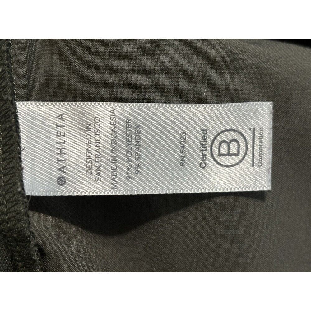 Athleta‎ Metropolis Olive Green Jogger Elastic Hem & Waist Ruffle Tie Size 4T - Picture 7 of 7